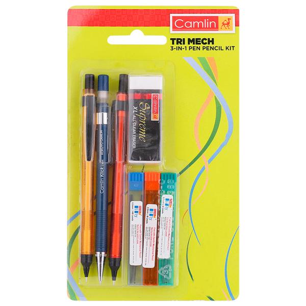 Buy Order Camlin TriMech 3in1 Pen Pencil Kit Online Adibuja